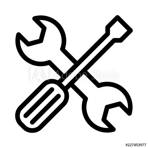 500x500 Tools Repair Mechanican Car Repair Garage Car Workshop Vector Icon