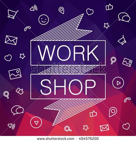 450x470 Banner Invitation For Hackathon, Workshop Vector Banner Of Social
