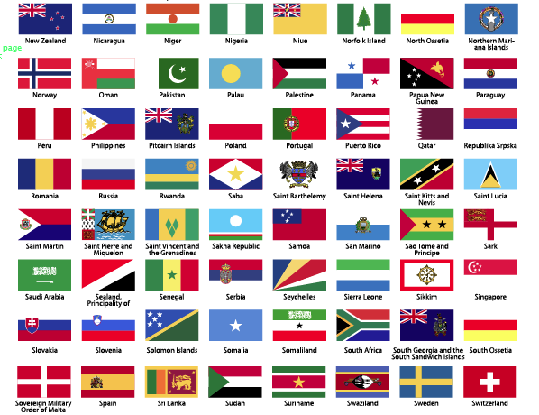 598x460 Free Vector Free World Flag Vectors Flags Of The World