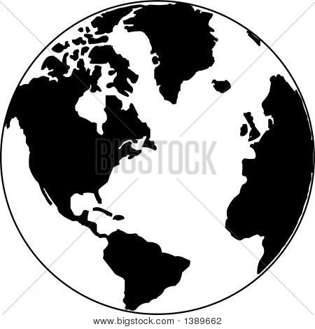 Earth Globe Vector Images 450x470 Earth Globe Vector Images