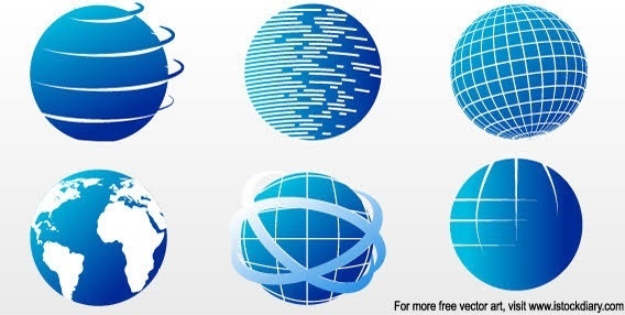 Globe Free Vector Download 568x286 Globe Free Vector Download