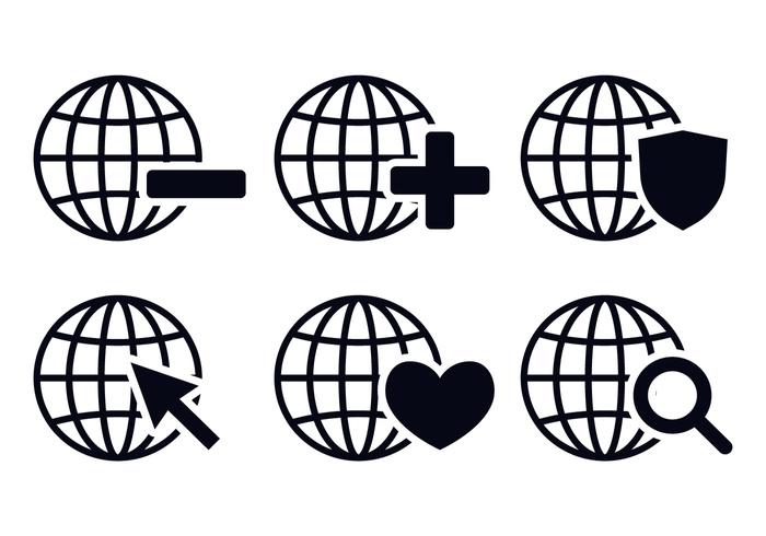 Grid World Icon Vectors 700x490 Grid World Icon Vectors