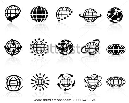 Vector Globe Icon 450x358 Vector Globe Icon