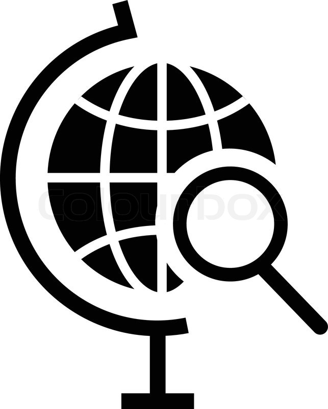 Vector Globe Search Icon Stock Vector Colourbox 643x800 Vector Globe Search Icon Stock Vector Colourbox