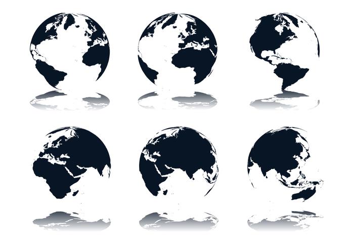 Globe Free Vector Art 700x490 Globe Free Vector Art