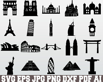 340x270 Landmarks Vector Etsy