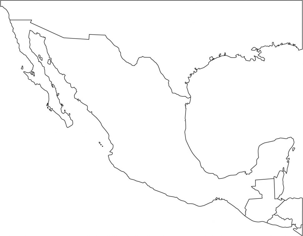 970x754 Us Map World Map Vector Black And White Outline Northeast Image