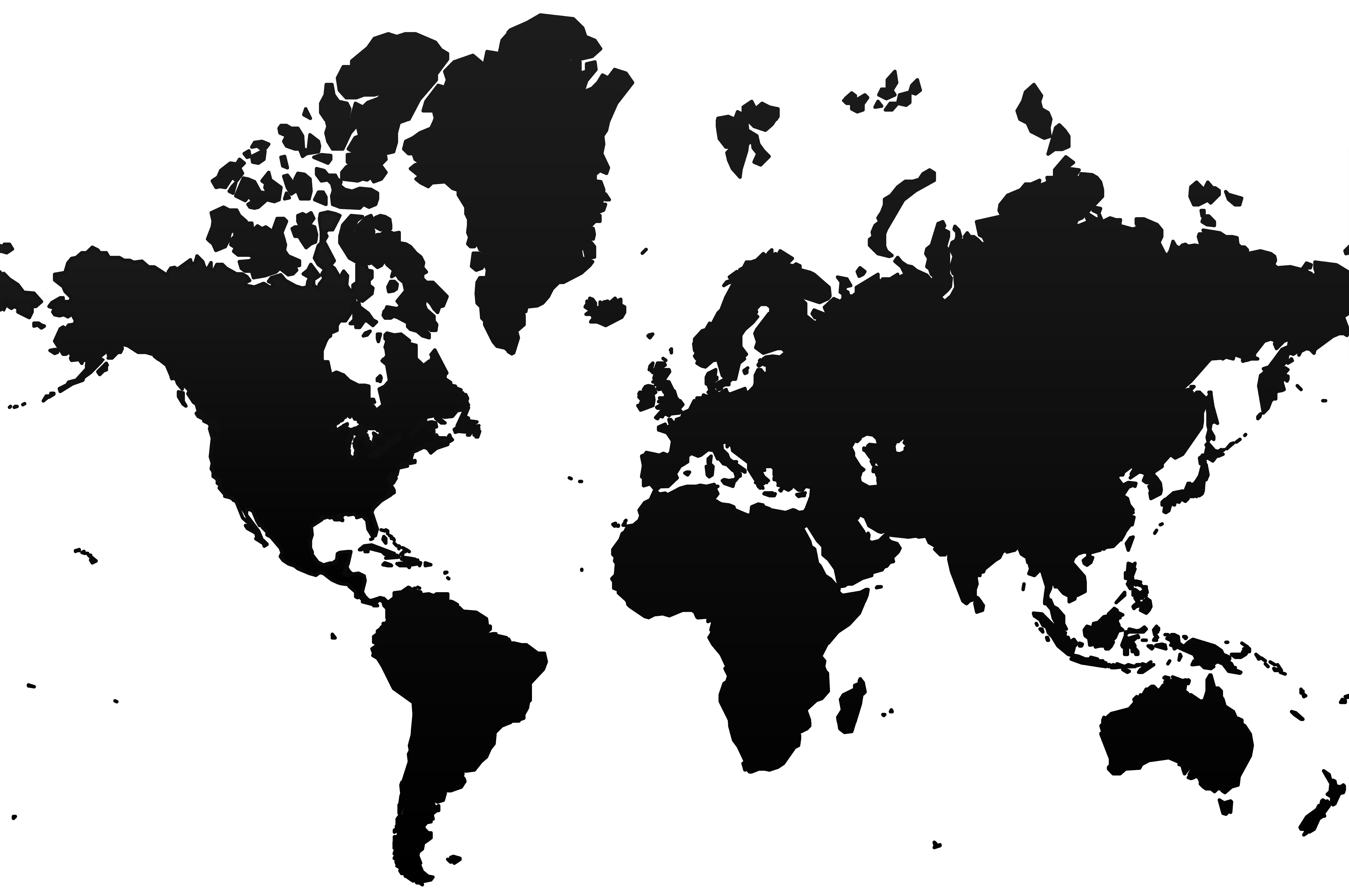 6256x4158 World Map Vector Png