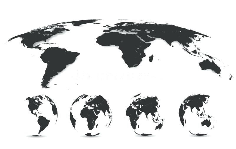 800x504 World Map White