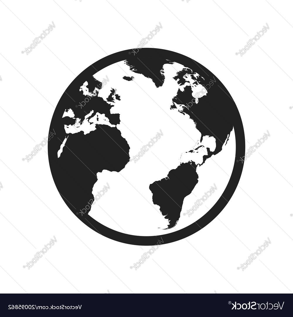 1000x1080 Best Hd Flat Earth Black And White Vector Cdr Free Vector Art