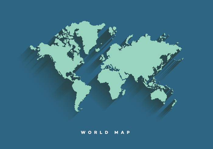 700x490 World Map Vector