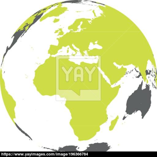 Earth Globe With Green World Map Focused On Africa And Europe 512x512 Earth Globe With Green World Map Focused On Africa And Europe