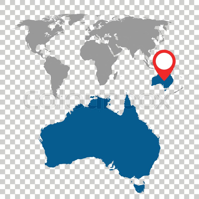 Detailed Map Of Australia And World Stock Vector Colourbox 800x800 Detailed Map Of Australia And World Stock Vector Colourbox
