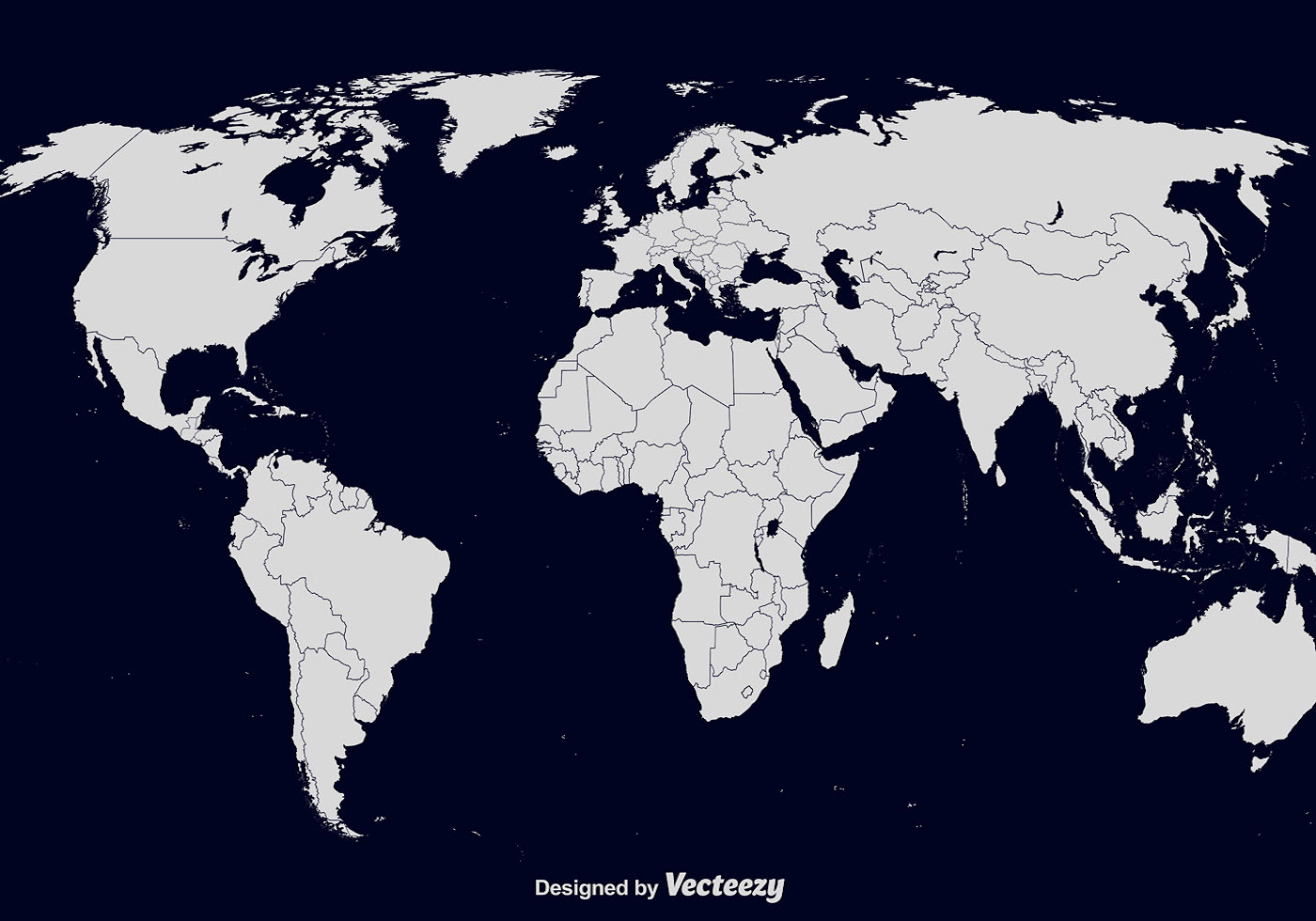 World Map Silhouette Svg 