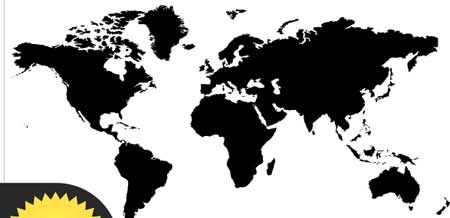 450x218 Vector World Maps Sets Of Free Graphics