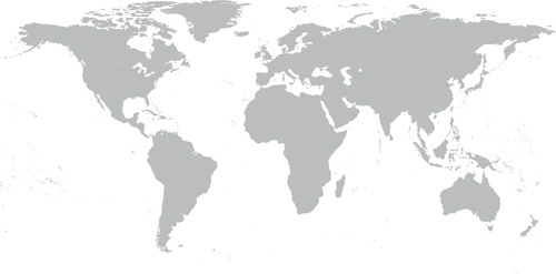 500x247 World Map Free Vector Download