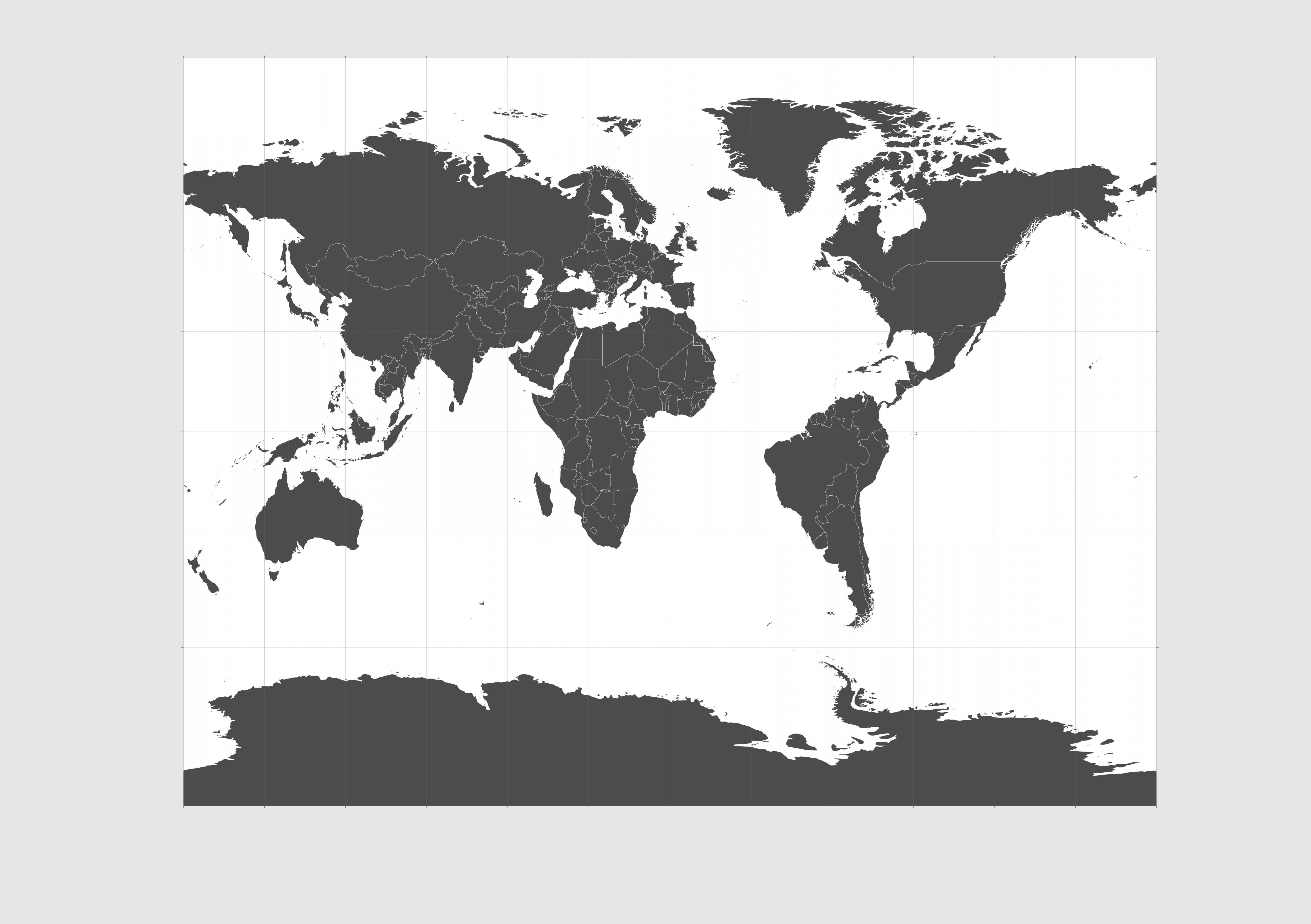 World Map Silhouette Vector At Collection Of World Map Silhouette Vector Free 