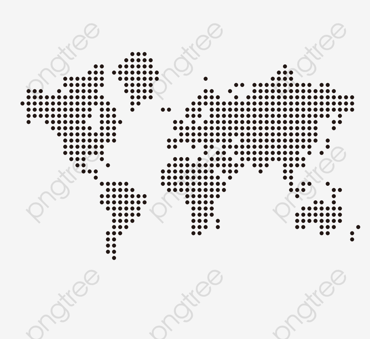 1200x1100 Dotted World Map, Black, Dot, Vector Png And Vector