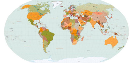 World Map Vector Ai at Vectorified.com | Collection of World Map Vector ...