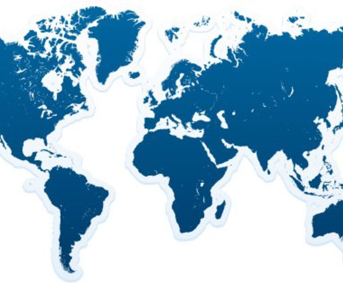 1136x936 World Map Vector Art Graphics