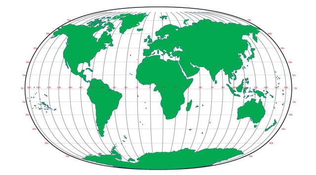 640x355 High Quality Free World Map Templates Craft Map Vector