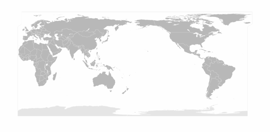 920x449 Blank Map Of The World Png