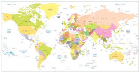 World Map Vector Free Download at Vectorified.com | Collection of World ...