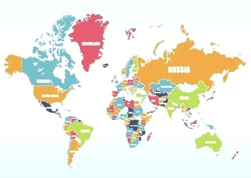 500x355 World Map Template
