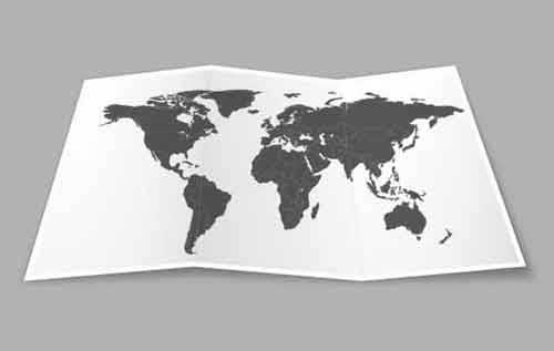 500x317 Vector World Map For Free Download
