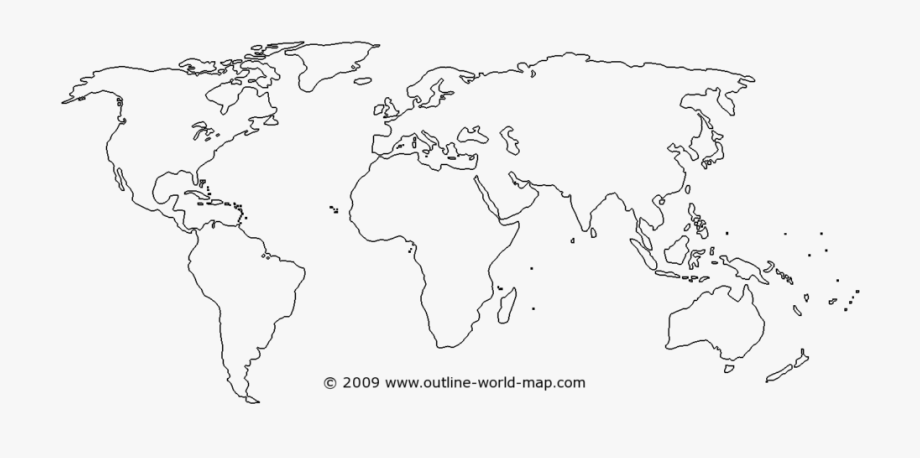 920x458 Vector World Outline