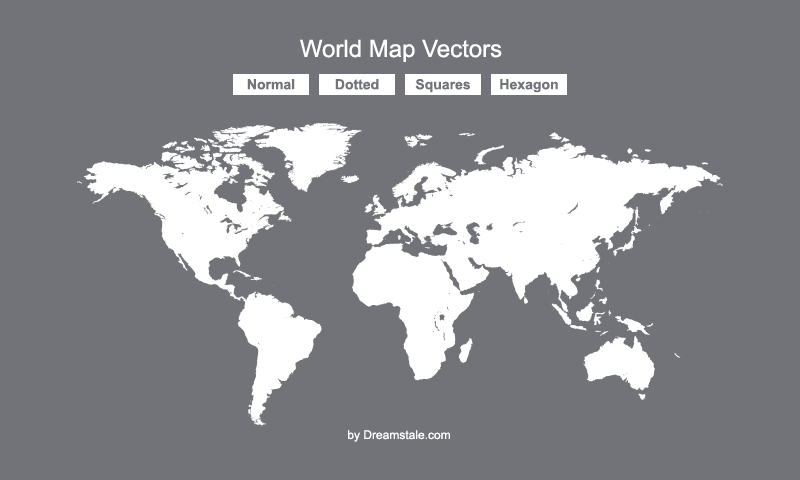 800x480 Freebie World Map Vectors