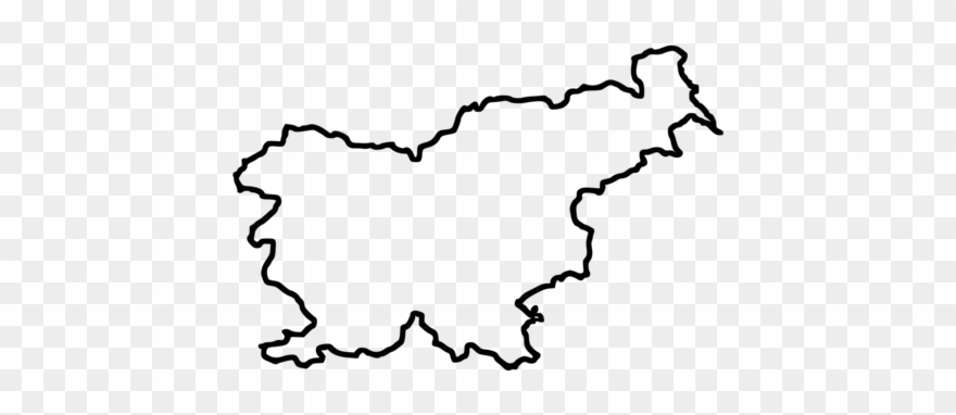 880x382 Slovenia Blank Map Vector Map World Map