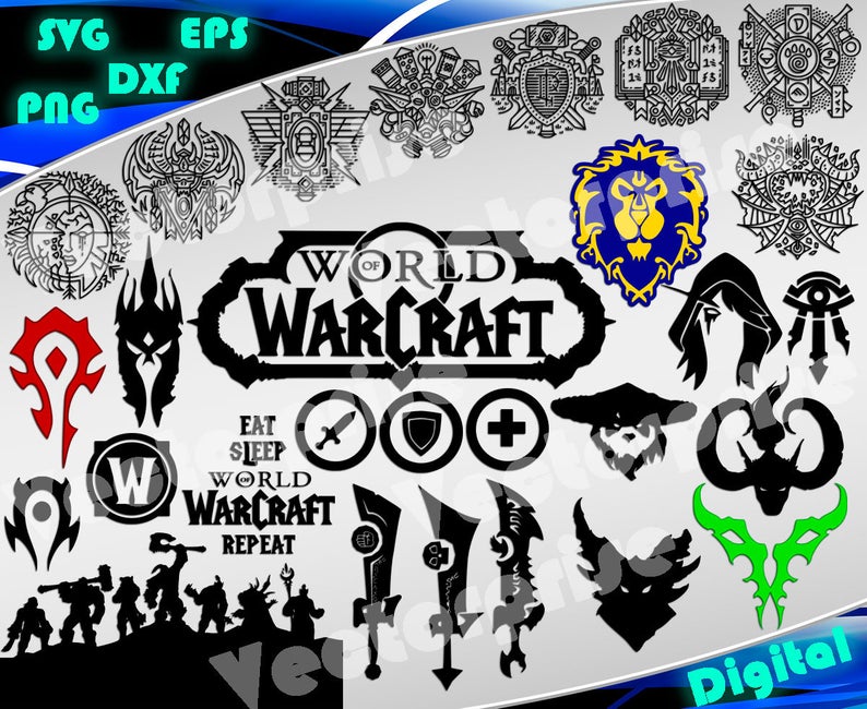 World Of Warcraft World Of Warcraft Alliance Horde Etsy 794x650 World Of Warcraft World Of Warcraft Alliance Horde Etsy