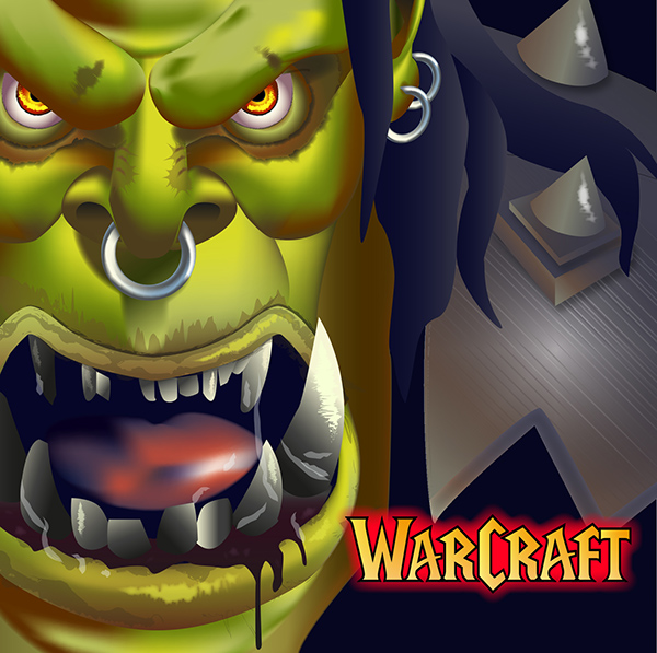 World Of Warcraft Vector Art On Behance 600x597 World Of Warcraft Vector Art On Behance