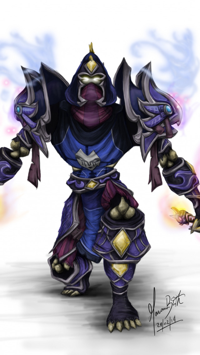 Download Wallpaper Vector, Undead, Wow, Undead, Daggers 640x1136 Download Wallpaper Vector, Undead, Wow, Undead, Daggers