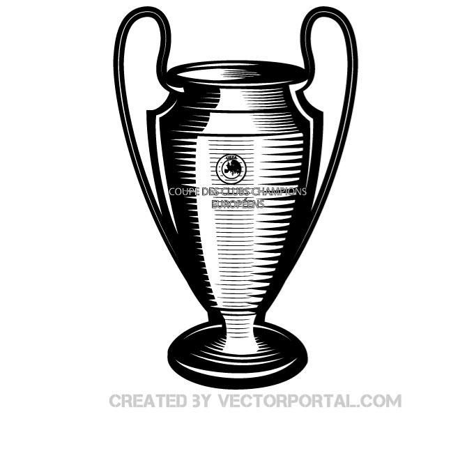 660x660 Champions League Trophy Vector Illustration Sports Free Vectors
