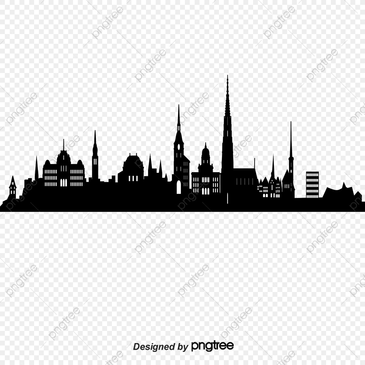 World Silhouette Vector