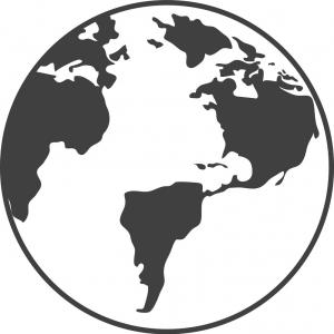 300x300 Green And Blue Cartoon World Map Globe Vector Sarahgardan