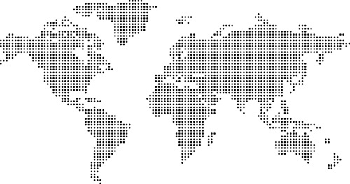 500x264 Simple World Map Vector Free Vector Download