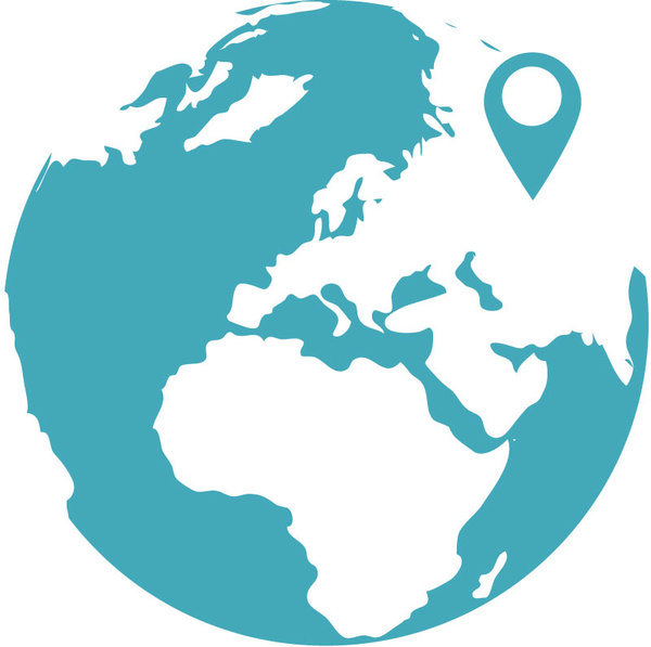 600x597 Blue World Icon Free Vector In Adobe Illustrator