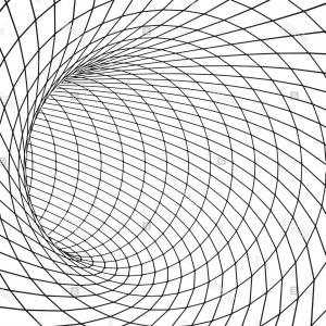 300x300 Tunnel Or Wormhole D Surface Tunnelgrid Texture Vector Image