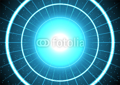400x283 Hyperspace Warp In Wormhole Vector Illustration Abstract Wall Mural