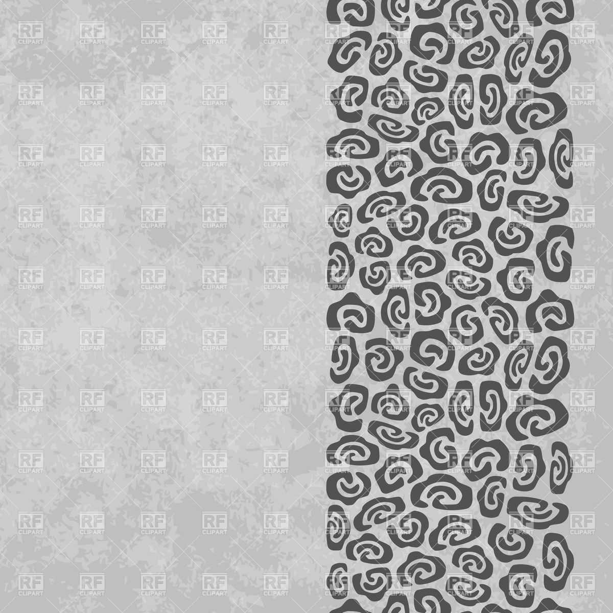 1200x1200 Seamless African Pattern On Worn Gray Background Vector Image