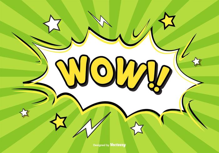 700x490 Comic Style Wow Background Illustration