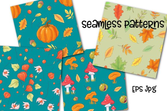 580x386 Autumn Forest Vector Clip Art Graphic