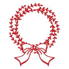 236x236 Collection Of 'christmas Wreath Silhouette' Download More Than