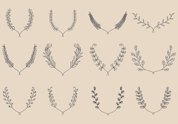 700x490 Floral Wreath Free Vector Art
