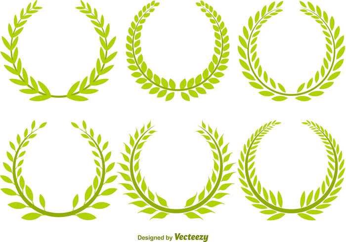 700x490 Olive Wreath Vector Set Free Vectors Ui Download