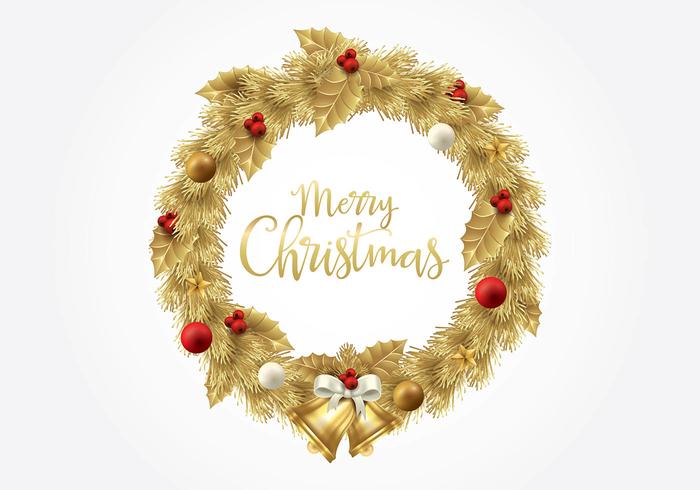 700x490 Christmas Wreath Free Vector Art