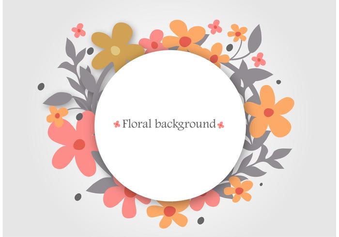 700x490 Floral Wreath Free Vector Art